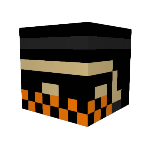 D_Man_9020 Minecraft avatar head, 3D render