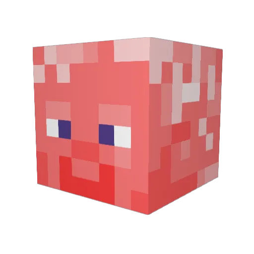 D_Sheep Minecraft avatar head, 3D render