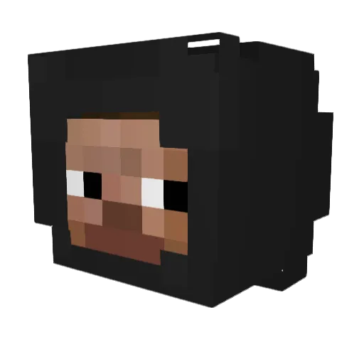 D_White_Boy Minecraft avatar head, 3D render