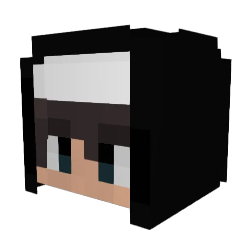 D_Y_KANTHROPE Minecraft avatar head, 3D render
