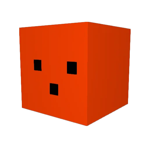 D_h325 Minecraft avatar head, 3D render