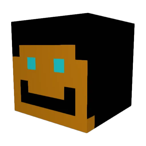 D_klean Minecraft avatar head, 3D render