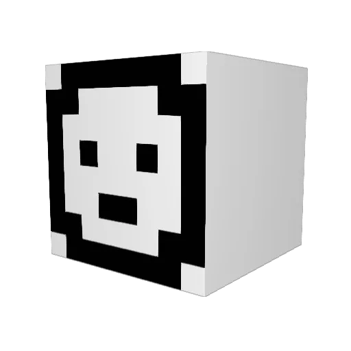 D_oast Minecraft avatar head, 3D render