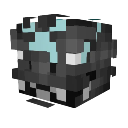 D_one_Life_K Minecraft avatar head, 3D render