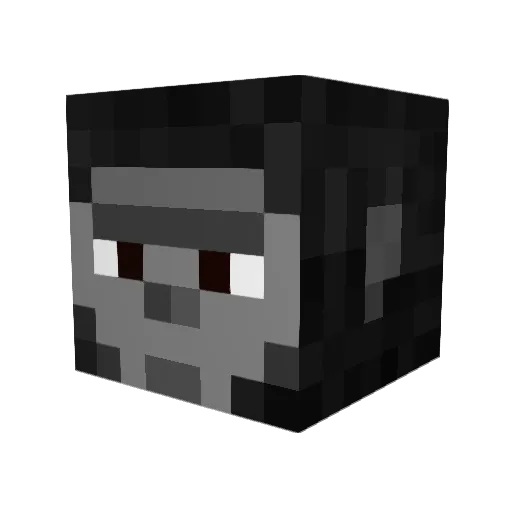 D_twizzy Minecraft avatar head, 3D render
