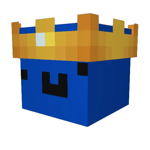 Da994nnY9 Minecraft avatar head, 3D render