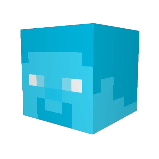 DaBallinColin Minecraft avatar head, 3D render