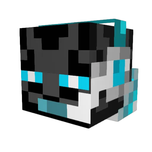 DaBaws2 Minecraft avatar head, 3D render