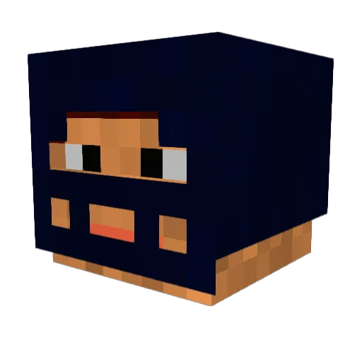 DaBears622 Minecraft avatar head, 3D render