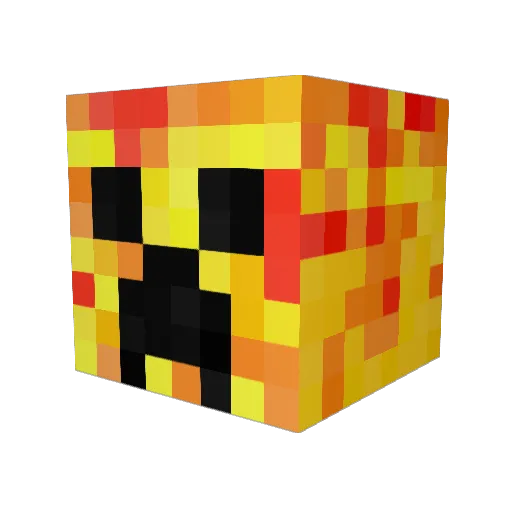 DaBerga220206 Minecraft avatar head, 3D render
