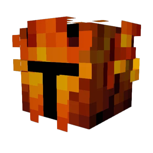 DaBigCad Minecraft avatar head, 3D render