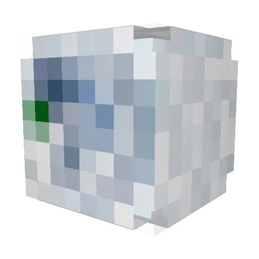 DaBrett Minecraft avatar head, 3D render