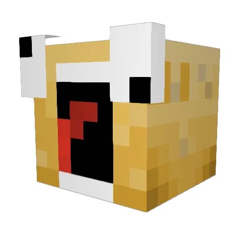 DaBrotatoPerson Minecraft avatar head, 3D render