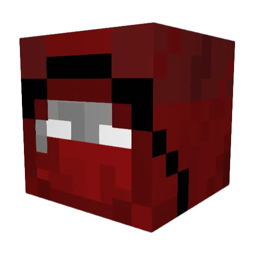 DaBrunz Minecraft avatar head, 3D render