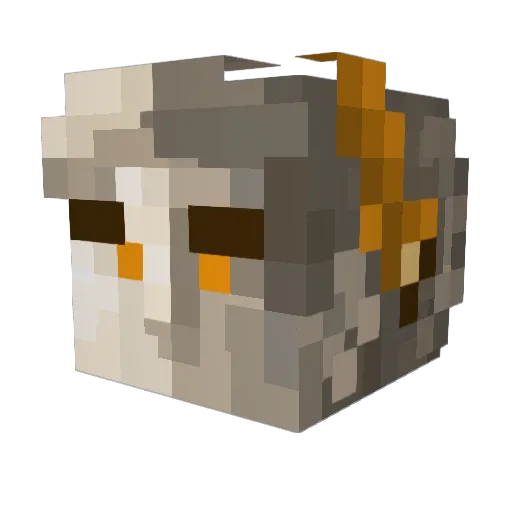 DaChang0Mang0 Minecraft avatar head, 3D render