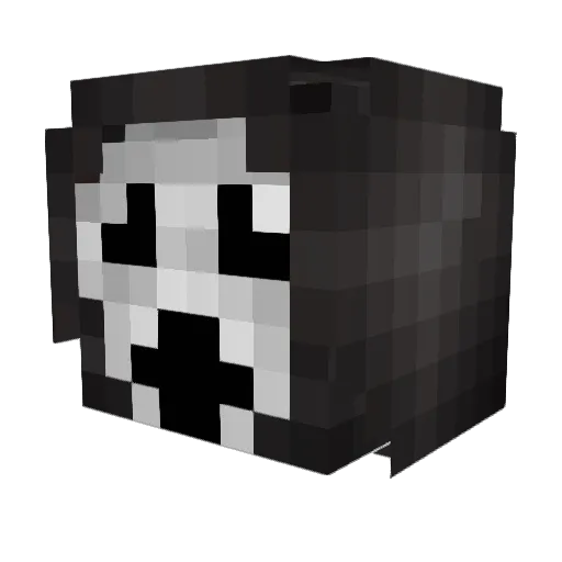 DaClauzz Minecraft avatar head, 3D render