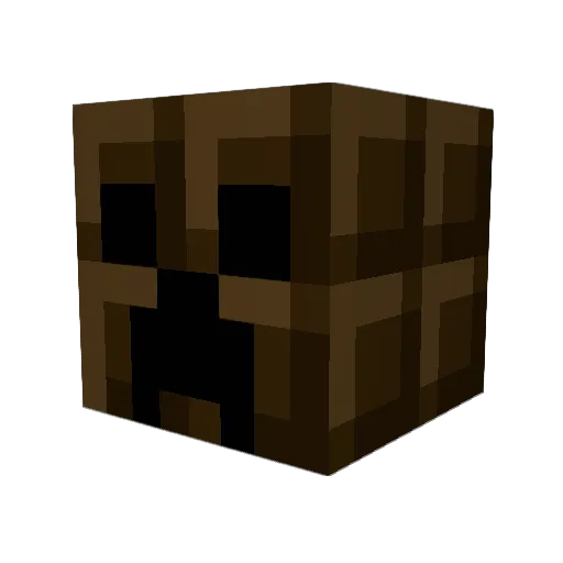 DaCyborg Minecraft avatar head, 3D render