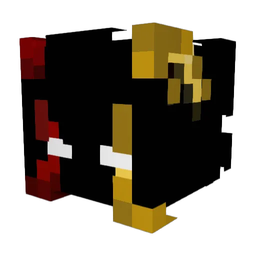 DaDav2 Minecraft avatar head, 3D render