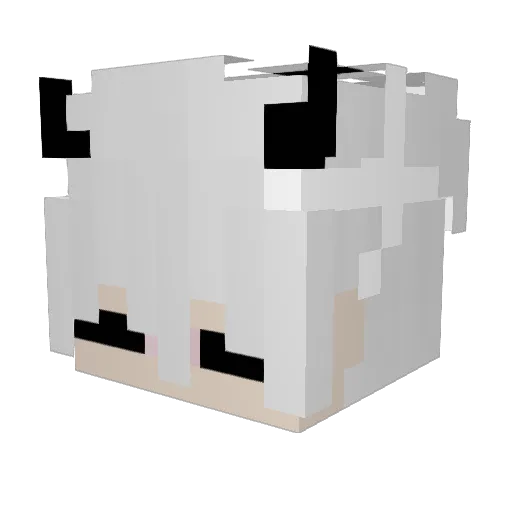DaDo_10 Minecraft avatar head, 3D render