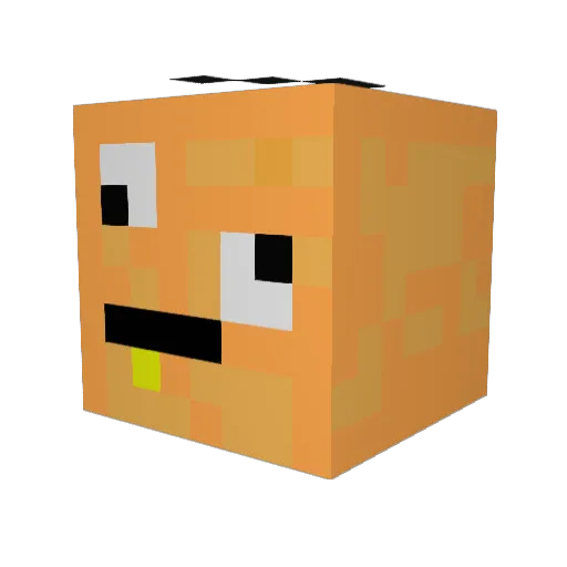 DaEpicLamma Minecraft avatar head, 3D render