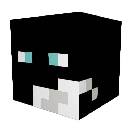 DaFirefly Minecraft avatar head, 3D render