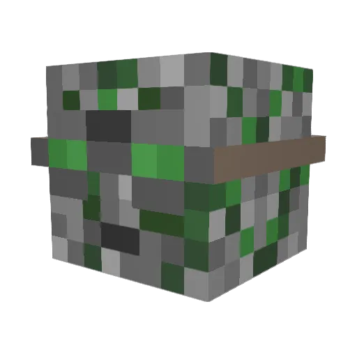 DaFlamango Minecraft avatar head, 3D render