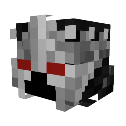 DaFlaminKiwi Minecraft avatar head, 3D render