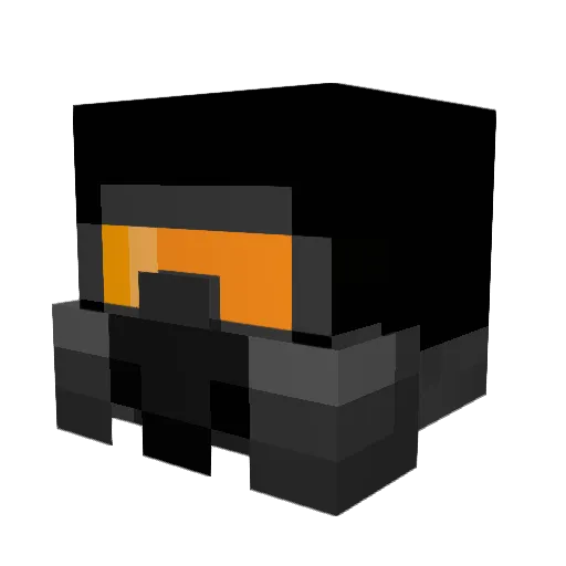 DaGamer0266 Minecraft avatar head, 3D render