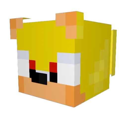 DaGongoozler Minecraft avatar head, 3D render