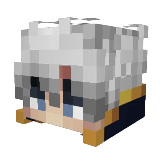 DaGucciWontonio Minecraft avatar head, 3D render