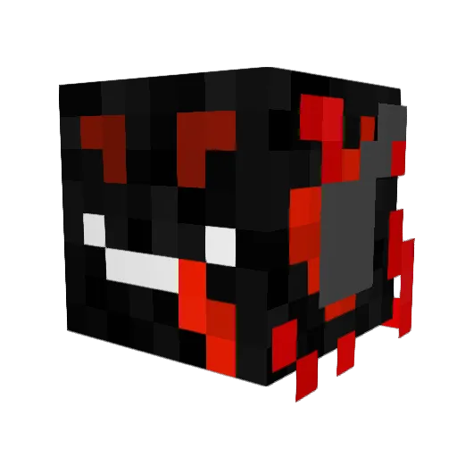 DaHuaba04 Minecraft avatar head, 3D render