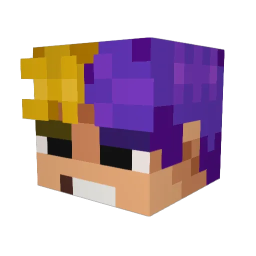 Minecraft-Avatar von DaHya_MAKMAFFNH: Kopf als 3D-Render