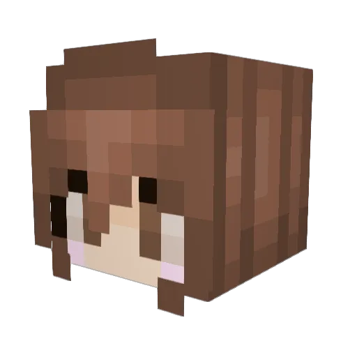 DaJay Minecraft avatar head, 3D render