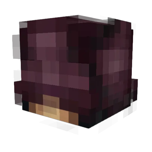 DaJdanni Minecraft avatar head, 3D render