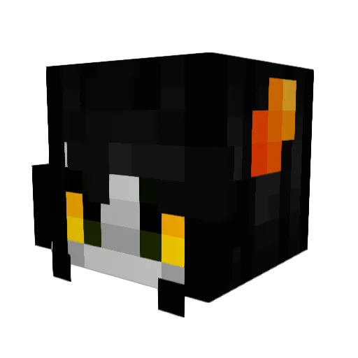 DaJokester Minecraft avatar head, 3D render