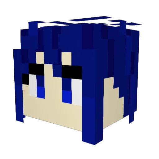 DaKawaliKid Minecraft avatar head, 3D render