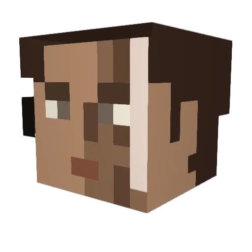 DaKeoghliestErin Minecraft avatar head, 3D render