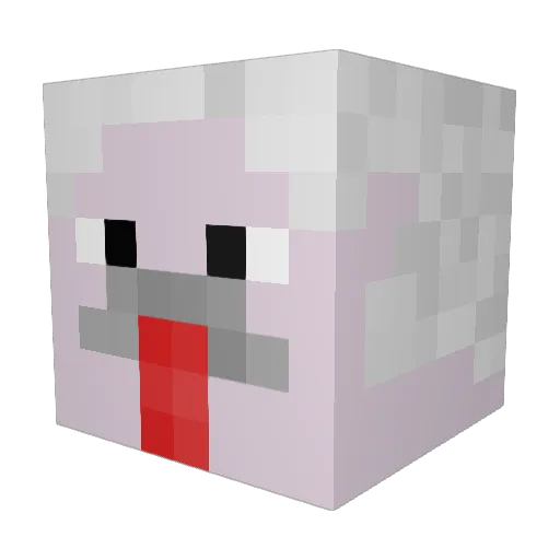 DaKumLord Minecraft avatar head, 3D render