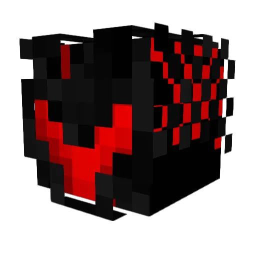 DaLLiiN Minecraft avatar head, 3D render