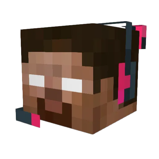 DaLazySkeleton21 Minecraft avatar head, 3D render