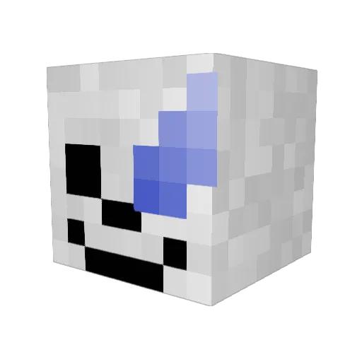 DaLordMan5955 Minecraft avatar head, 3D render