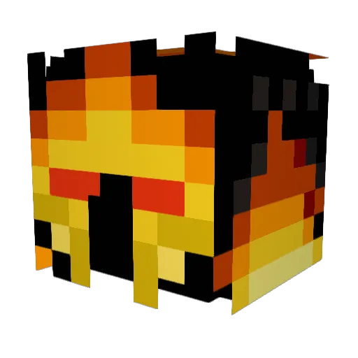 DaM3ntalChicken Minecraft avatar head, 3D render