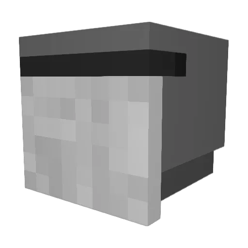 DaMann123 Minecraft avatar head, 3D render