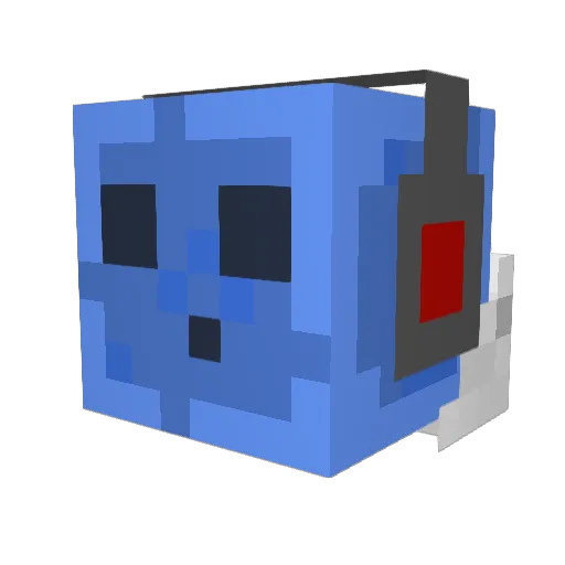 DaMarkus16 Minecraft avatar head, 3D render