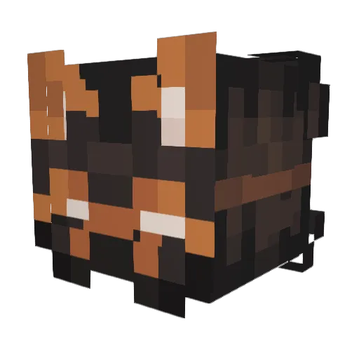 DaMarshi Minecraft avatar head, 3D render