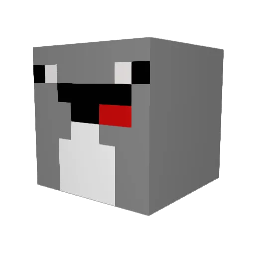 DaMayoMan Minecraft avatar head, 3D render