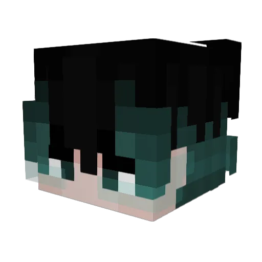 DaNiElJr10Yt Minecraft avatar head, 3D render