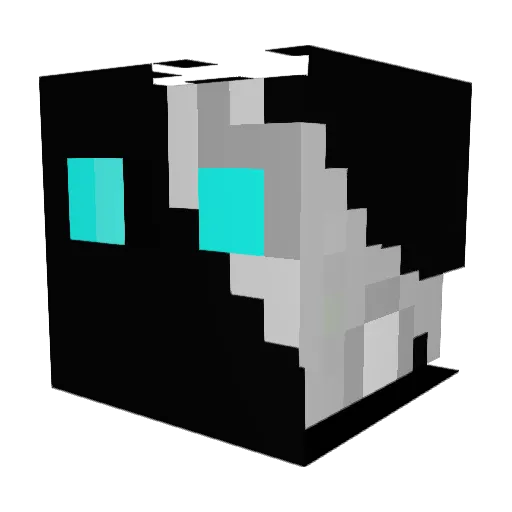 DaNtEG96xx Minecraft avatar head, 3D render