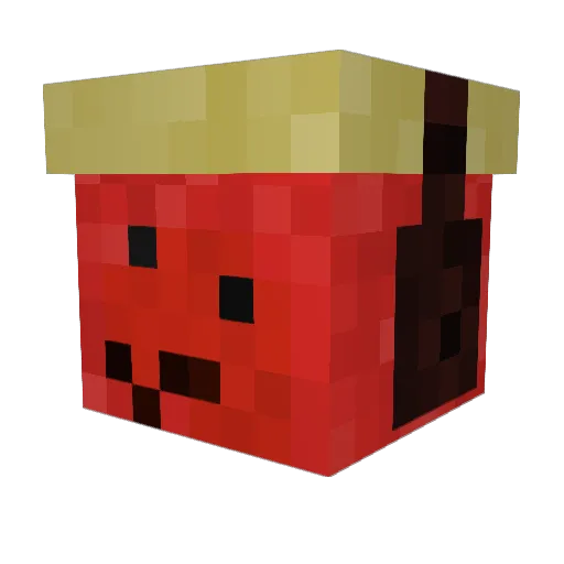 DaOldRodent Minecraft avatar head, 3D render