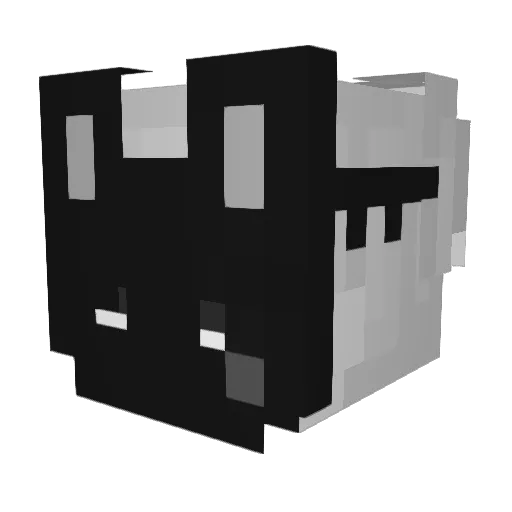 DaPrince77 Minecraft avatar head, 3D render